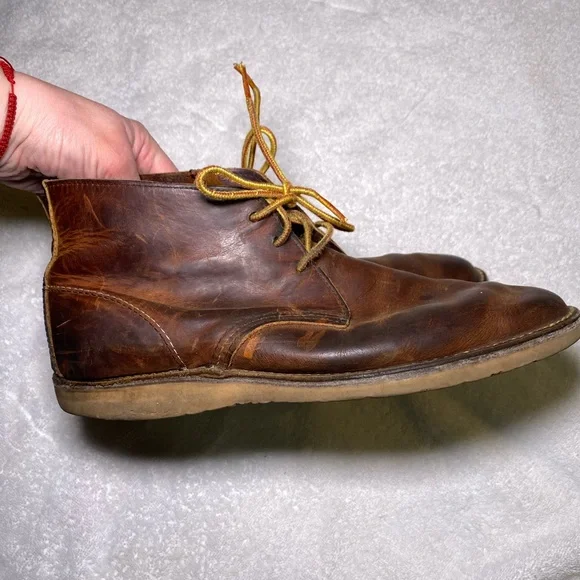 VGUC Size 8.5 Red Wing Heritage Weekender Handmade Leather Chukka Boots